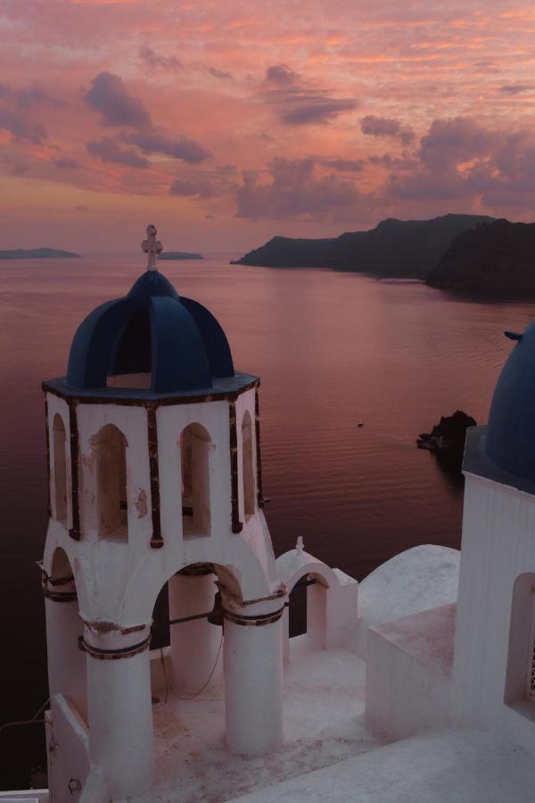 Santo Blue Horizon Blue Domes View Oía Exterior foto