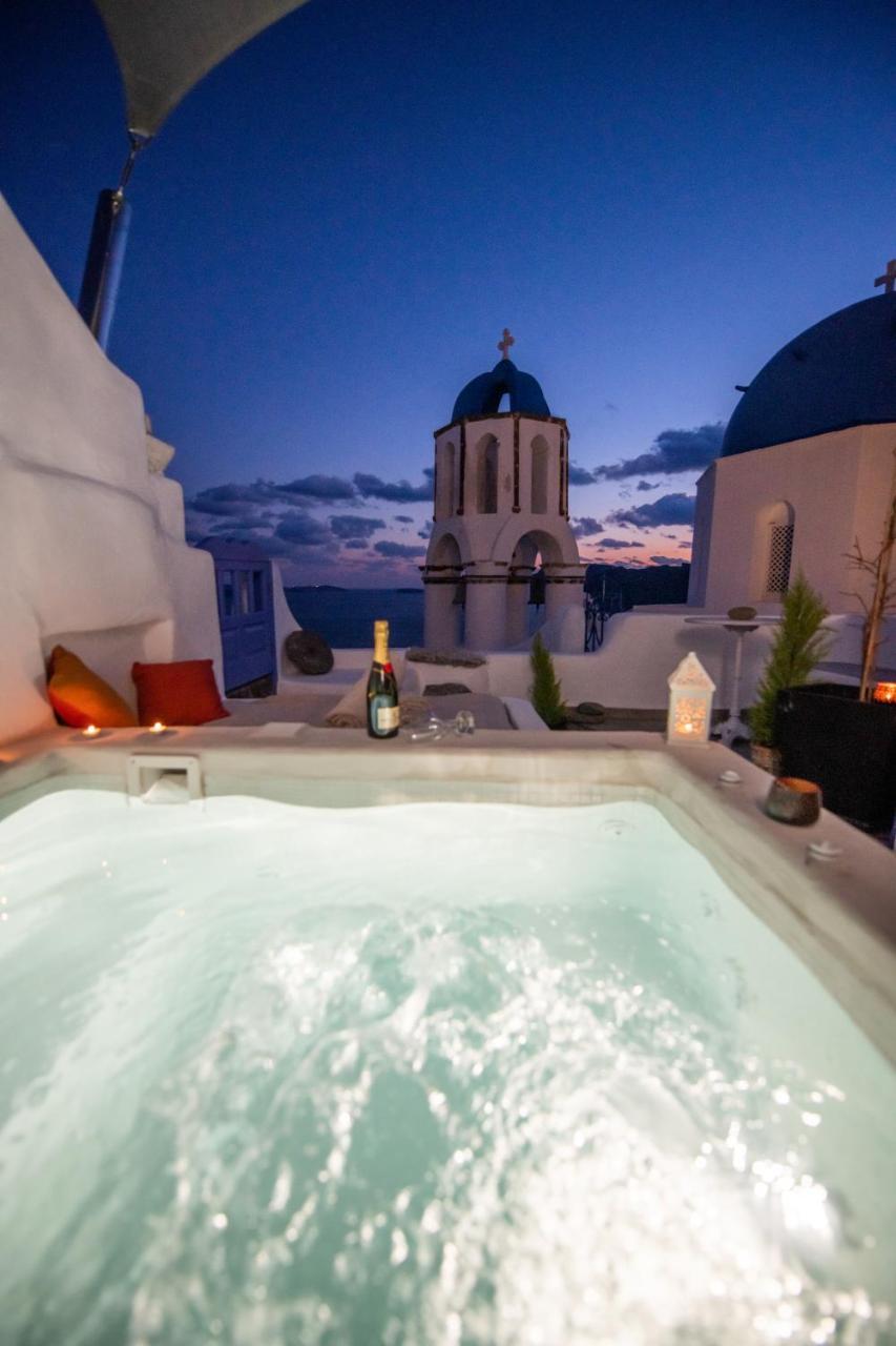Santo Blue Horizon Blue Domes View Oía Exterior foto